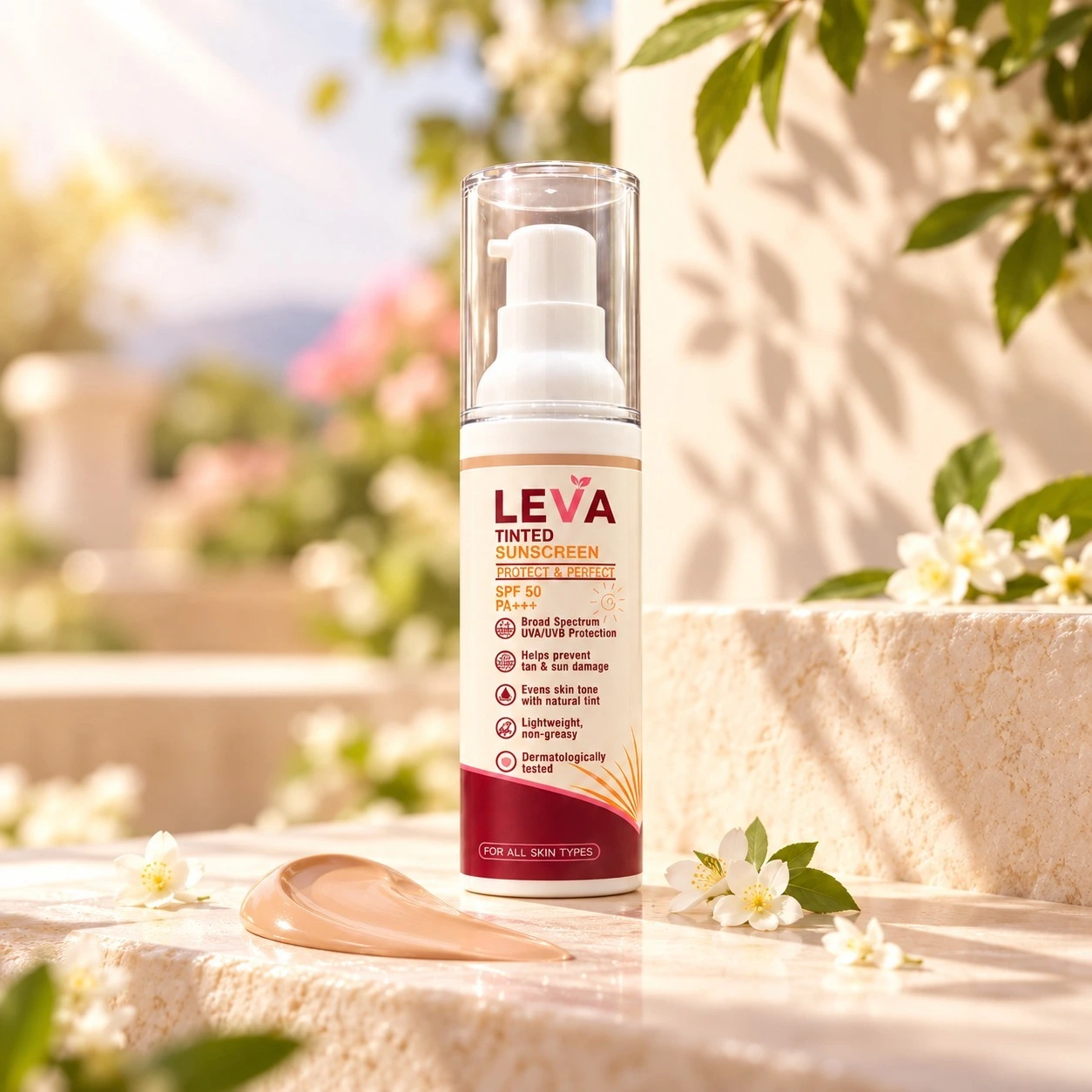 LEVA Tinted Sunblock